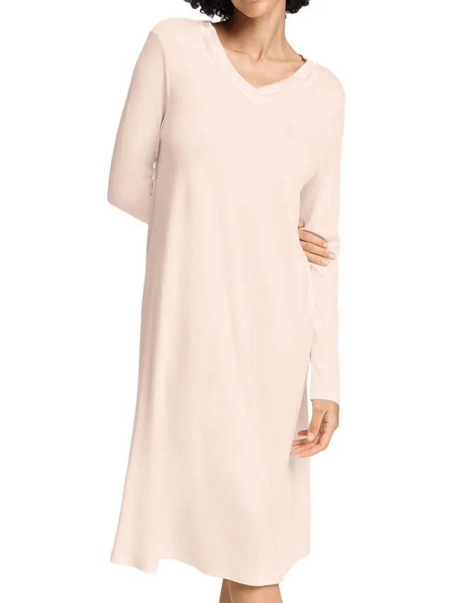 Hanro Dames nachthemd Tyra creamy glass