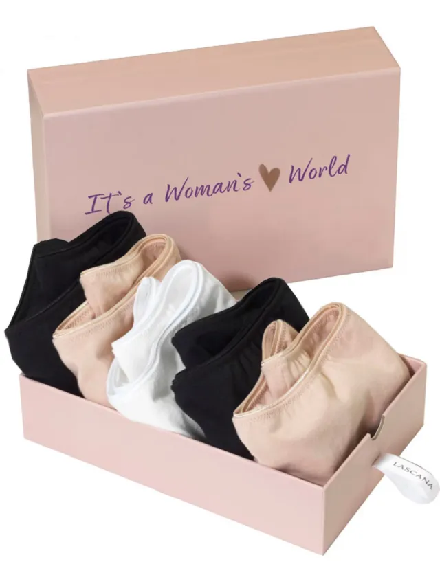 jazzpants slips 5-pack beige, crème, zwart, foto 2