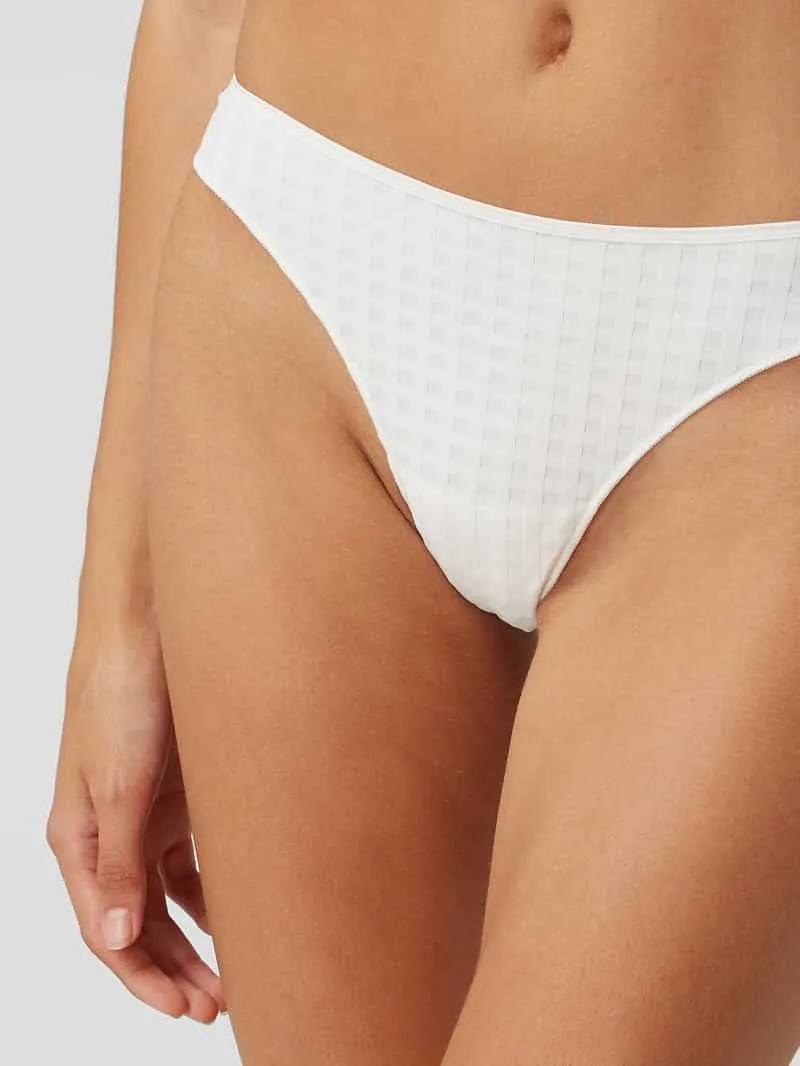 Marie Jo String met structuurmotief, model 'Avero Thong' offwhite, foto 4
