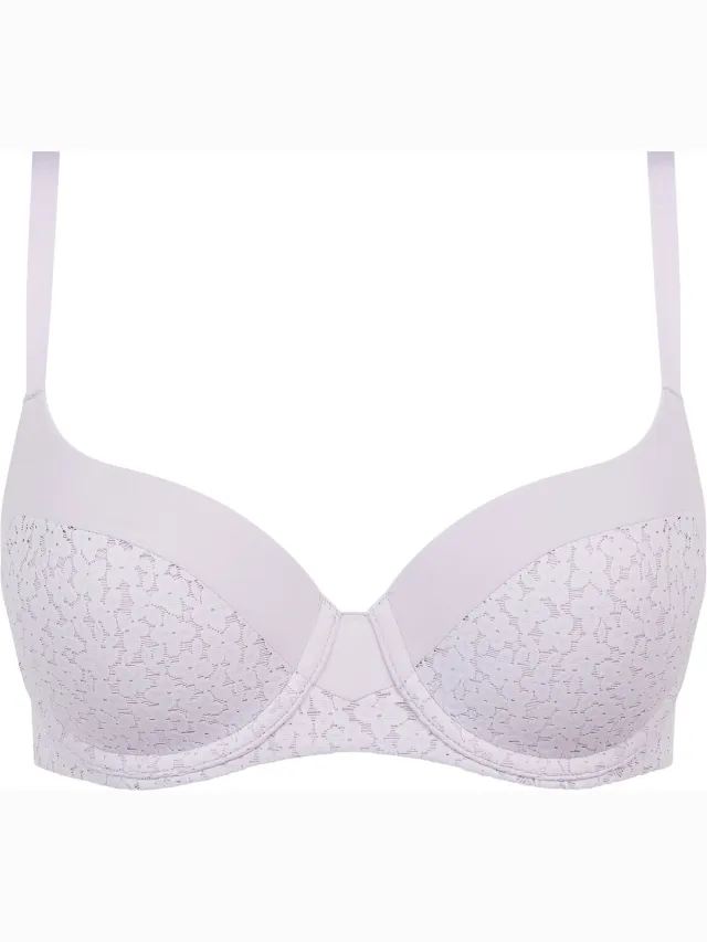 Chantelle T-shirt Beugel Bh - Sepia- Norah -Voorgevormde bh met naadloze cups - 70C - Lila