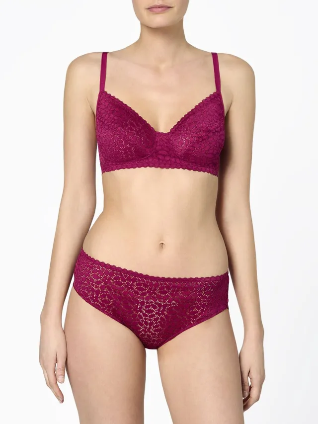 nur die Bügelloser BH Lace Roze