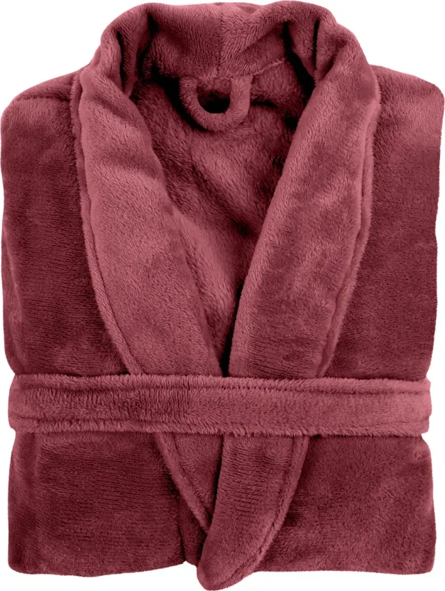 Tiseco HOME STUDIO - Kamerjas - MICROFLANNEL COSY - 100% polyester - Granaatappel POMEGRANATE