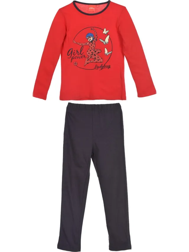 Miraculous Pyjama Miraculous Ladybug Glow in the dark rood