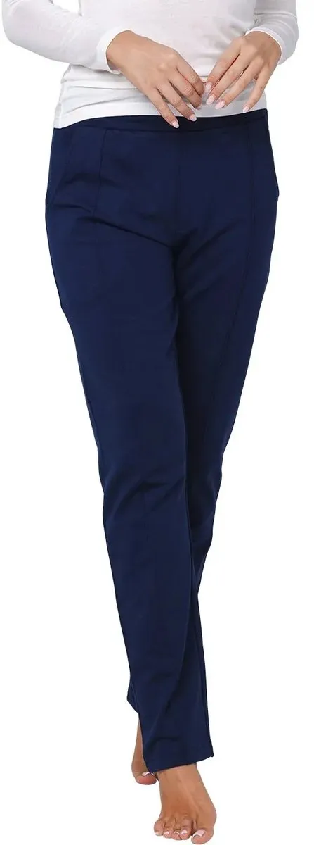 Pastunette Lounge/Pyjama Broek - Bio Katoen - Donkerblauw