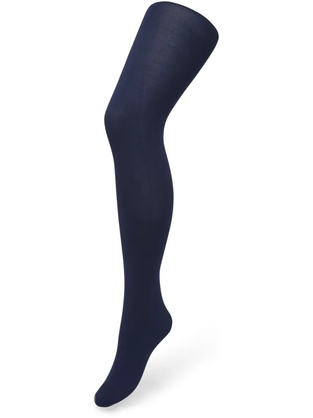 Bonnie Doon Opaque Comfort Panty 70 Denier Donker Blauw Dames maat 36/38 S - Extra brede Comfort Boord - Tekent Niet - Kleedt Mooi af - Mat Effect - Gladde Naden - Maximaal Draagcomfort - Donkerblauw - Dark Blue - Dark Navy - BN161912.204