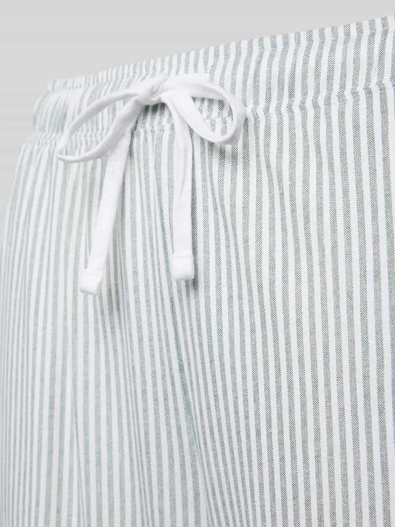 s.Oliver Regular fit pyjamabroek met mix van katoen en viscose olijfgroen, foto 2