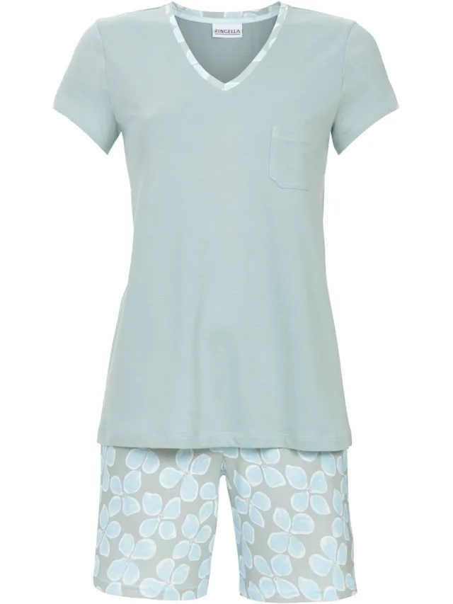 Ringella Floral – Pyjama – 6211355 – Island Green – Groen
