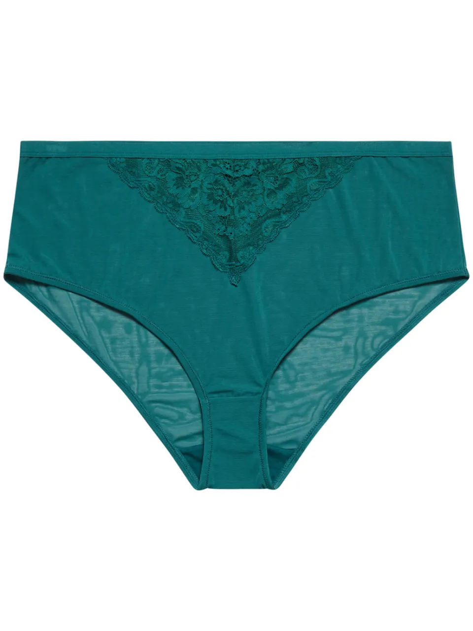 Yours Slip Met Kanten Inzet In Groen-56, foto 5