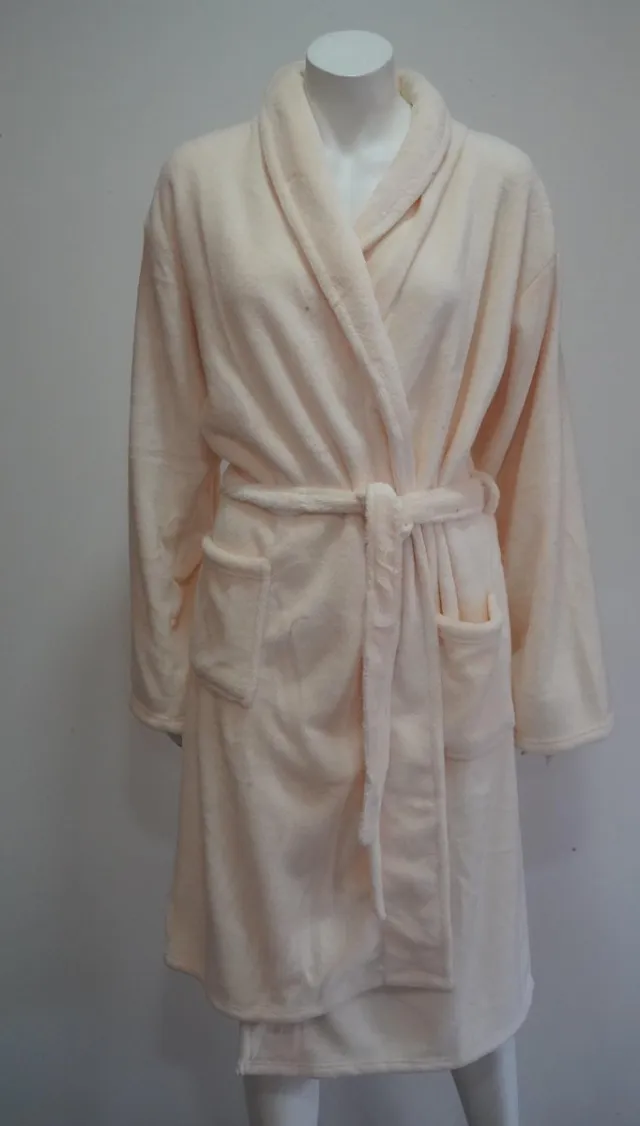 HL Tricot Dames badjas/kamerjas - Vrouwen - wit
