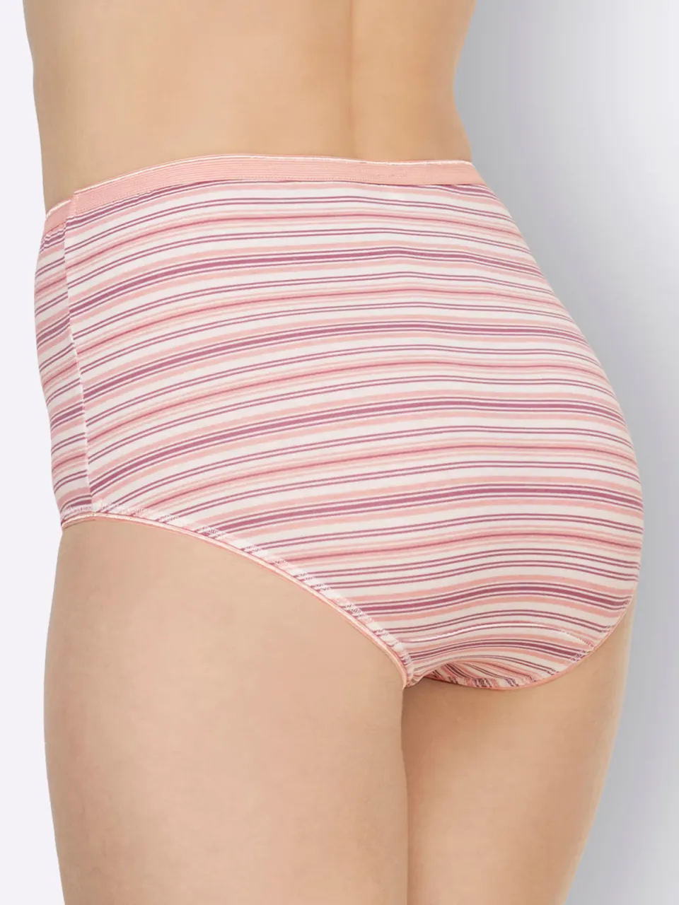 tailleslip gestreept roze en ijsblauw, foto 3