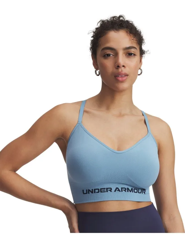 Under Armour Vanish naadloze sportbeha voor dames (Blauw)