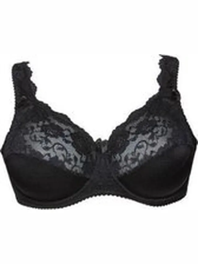 PLAISIR by Ulsoe Plaisir Beate beugel BH zwart 100G -grote maten met draagcomfort