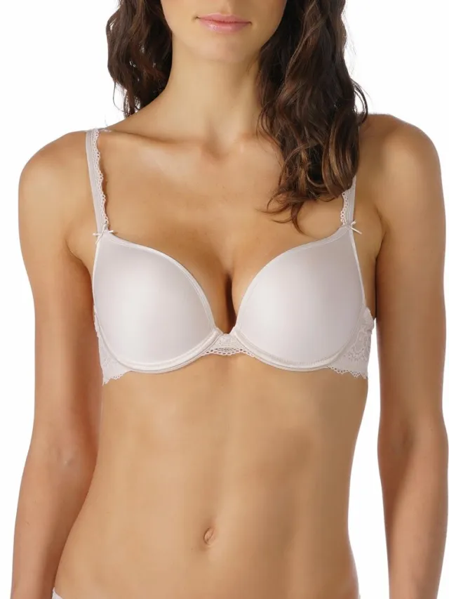 Mey Push up maximizer - Push up BH - Amorous - Kanten bh met beugel - Decollete BH - 85B - Beige