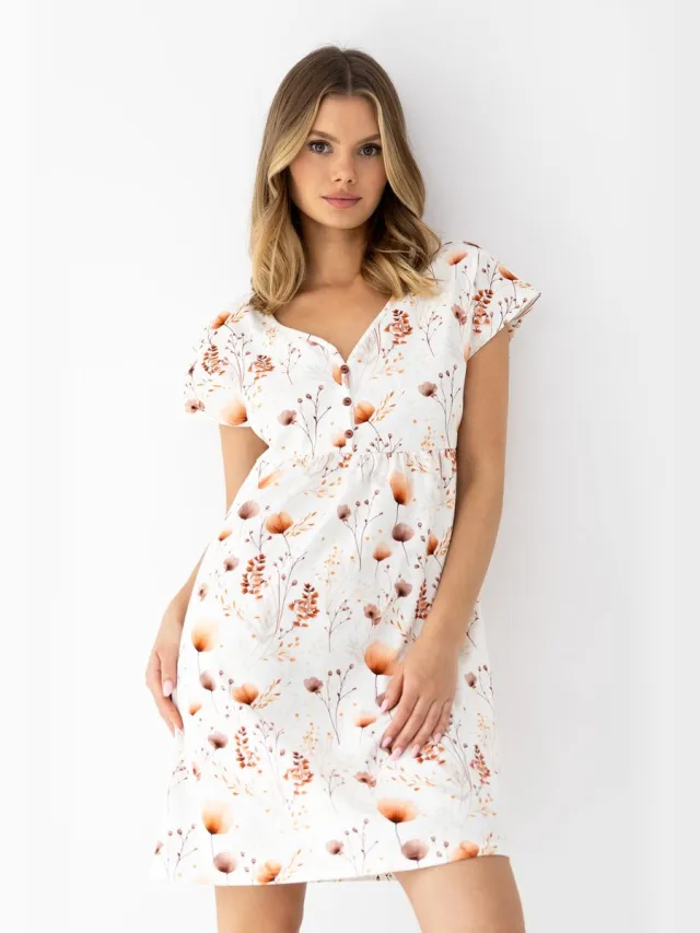 S& Sensis Sensis Dames Nachthemd ARIELLE 36 / Wit