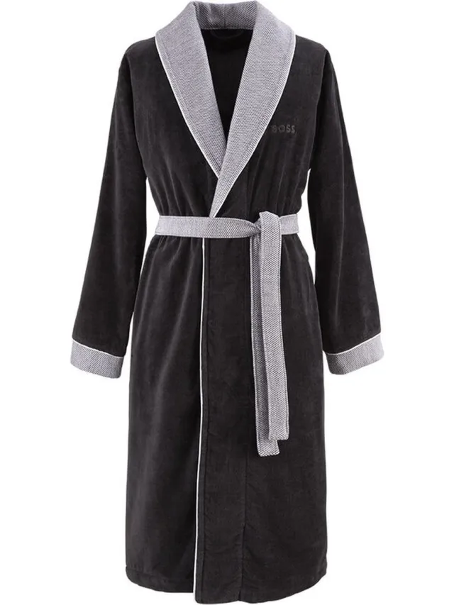 Hugo Boss badjas - Lord - Onyx Zwart