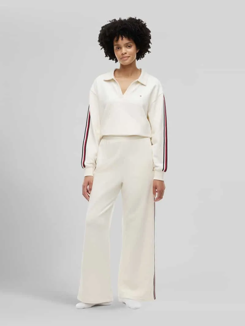 Tommy Hilfiger relaxed fit lounge-broek van puur katoen Offwhite