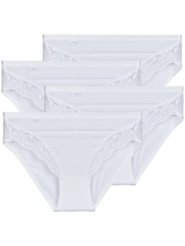 Sloggi Romance Tai slip wit 4-pack