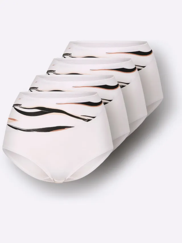 tailleslip wit geprint, foto 2