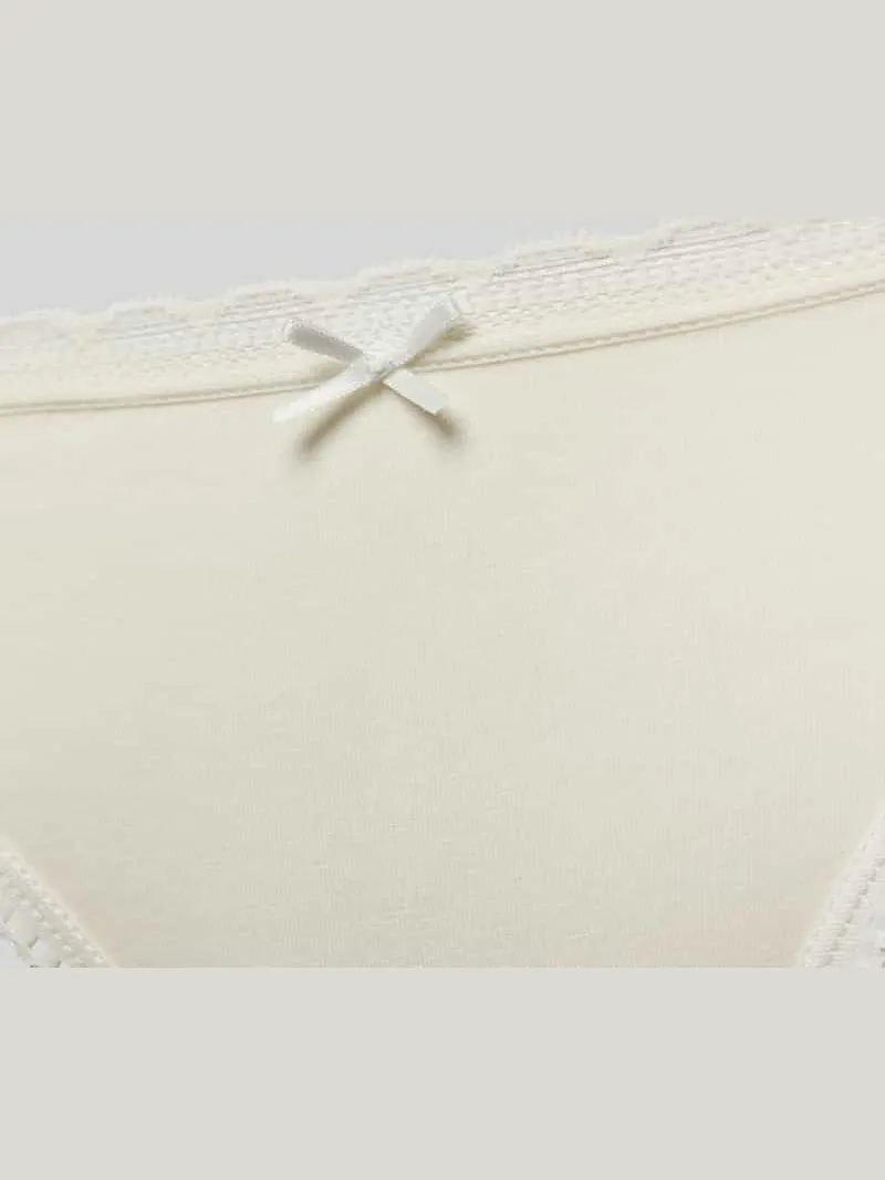 Dorina Slip met strikdetail, model 'NAOMI' in verpakking van 5 stuks zwart, foto 3