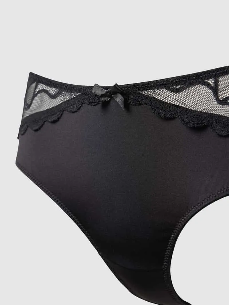 Lascana Slip met sierstrik, model 'VITTORIA' zwart, foto 3