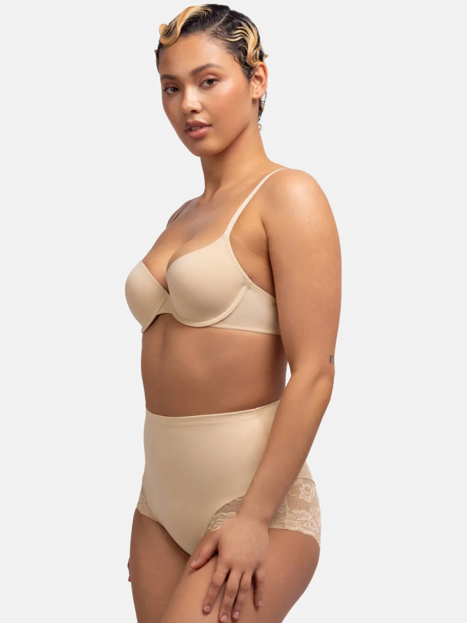Dorina corrigerende maxislip Brigitte beige, foto 3