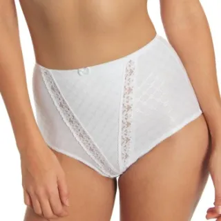 sassa Cotton Jacquard High-Waist Shaping slip wit