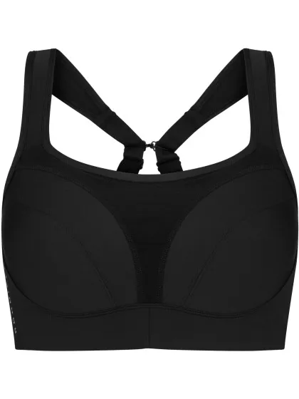Rohnisch Röhnisch high support sportsbra e-cup sport bh ondg dames Zwart
