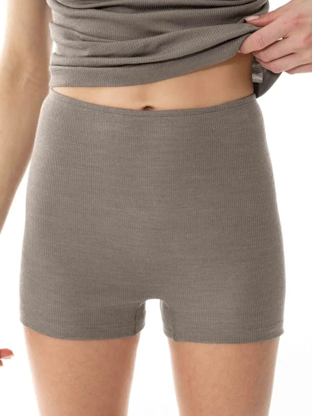 Mey Panty Serie Wool Love Deep Taupe grijs