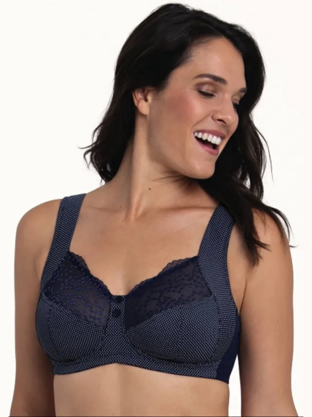 Anita Comfort Orely Comfort Bh zonder Beugel 5882 380 Marine Blauw - maat EU 95E / FR