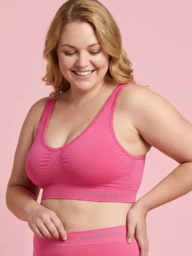 Bamboo Basics Fleur voorgevormde bamboe bh-top roze