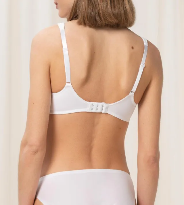 Triumph BH Modern Soft cotton W met beugel - Stevige katoenen bh - Voorgevormd - 105E - Wit