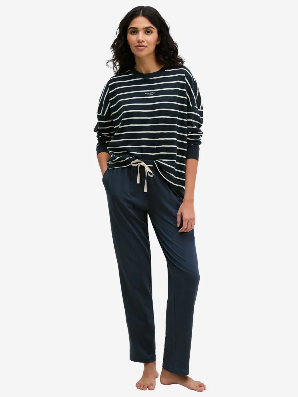Marc O'Polo Vrouwen Pyjama Mix N Match Donkerblauw