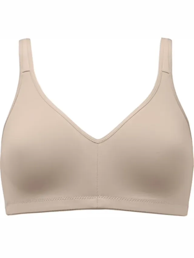 Naturana soft BH met elastische cups maat 100 B/C/D beige