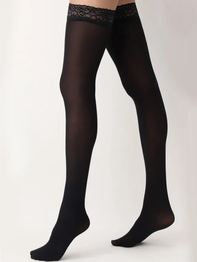 Oroblu Bas Chic Up 50 Kousen - Kleur Zwart