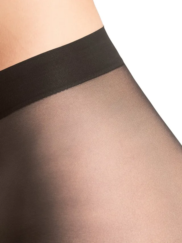 Falke Seidenglatt eenkleurig materiaal transparant 15 DEN panty dames bruin-L bruin 5080