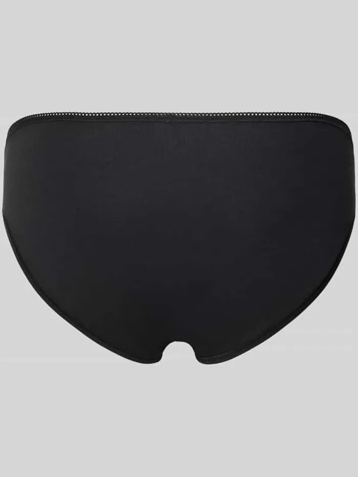 Sloggi Slip met labeldetail in een set van 3 stuks zwart, foto 2