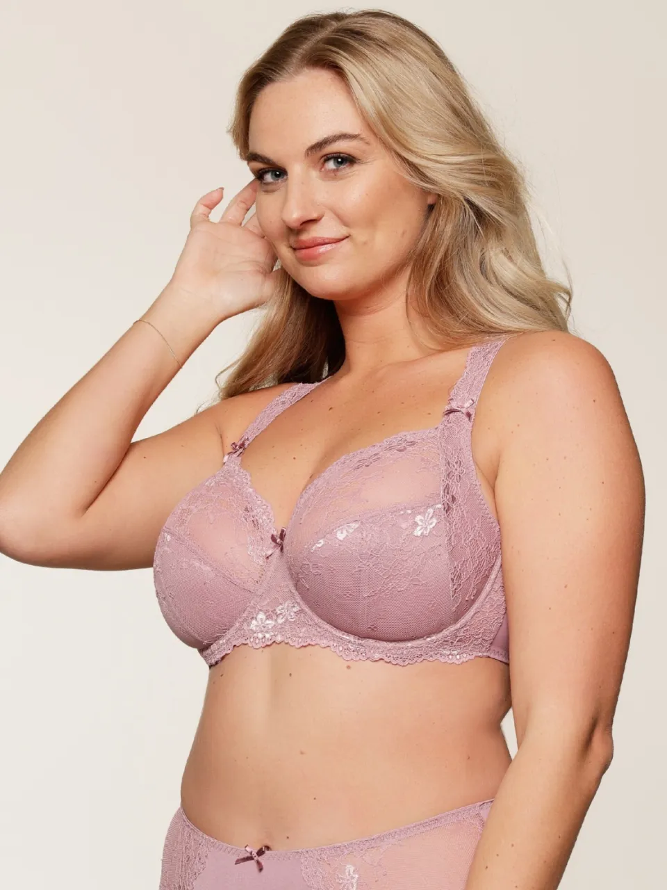 Lingadore DAILY Beugel BH - Plus Size Rosé