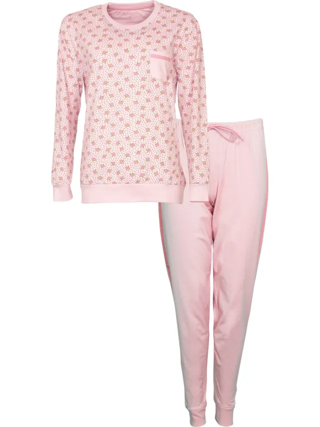 Irresistible Dames Pyjama - 100% Katoen - Licht Roze