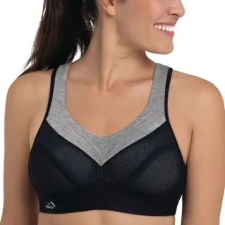 Anita Active Wool Sport Bra sportbeha zwart Zwart,Versch.kleure/Patroon,Grijs,Roze