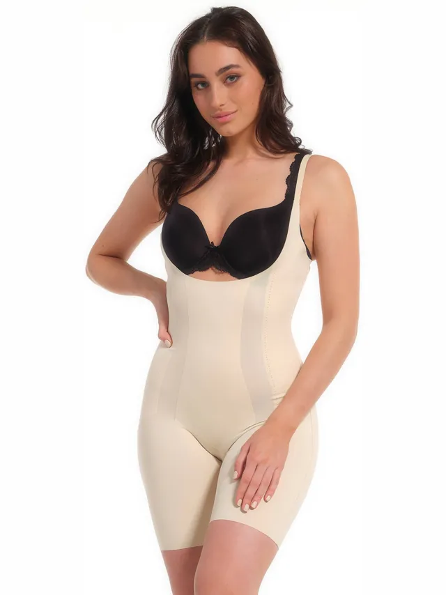 MAGIC Bodyfashion sterk corrigerende bodysuit Dream Shaper lichtbeige