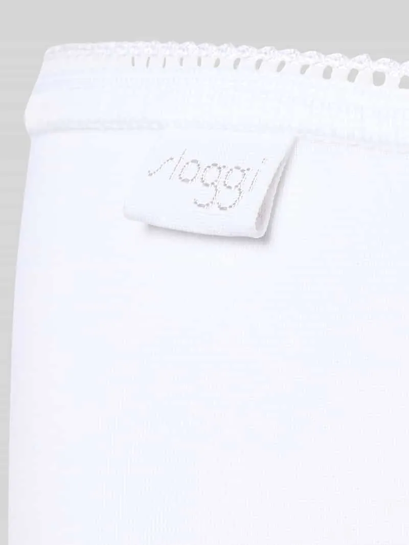 Sloggi Slip met labeldetail in set van 3 wit, foto 3
