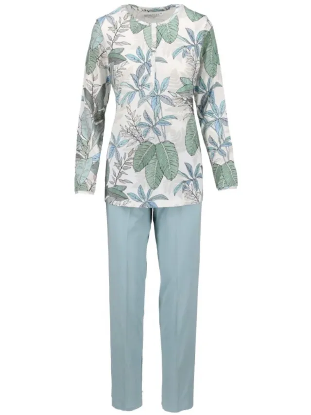 Ringella Katoenen dames pyjama veelkleurig Ringella - Meerdere kleuren - Maat - 50