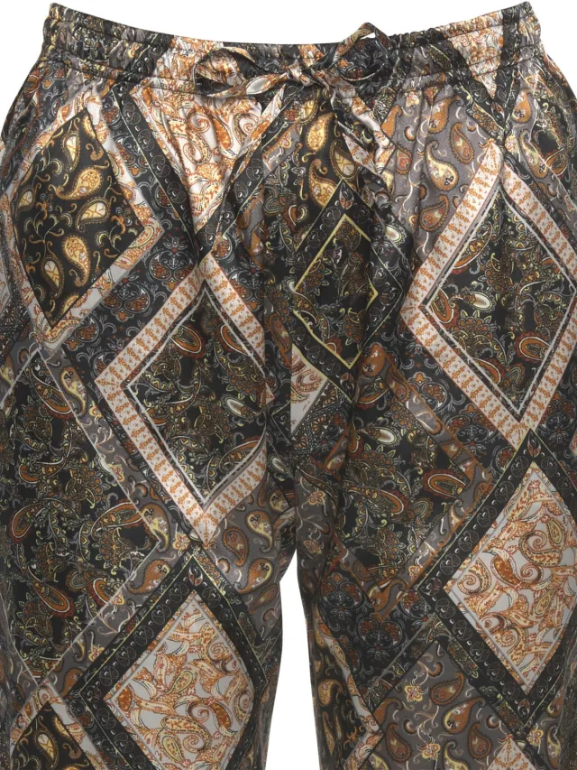 Pyjama zwart rondom