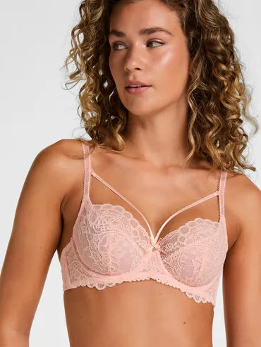 Hunkemöller Niet-voorgevormde beugel bh Isadora Roze