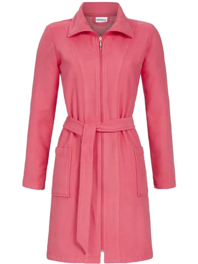 Ringella Stoere dames badjas Ringella roze - Roze - Maat - 48
