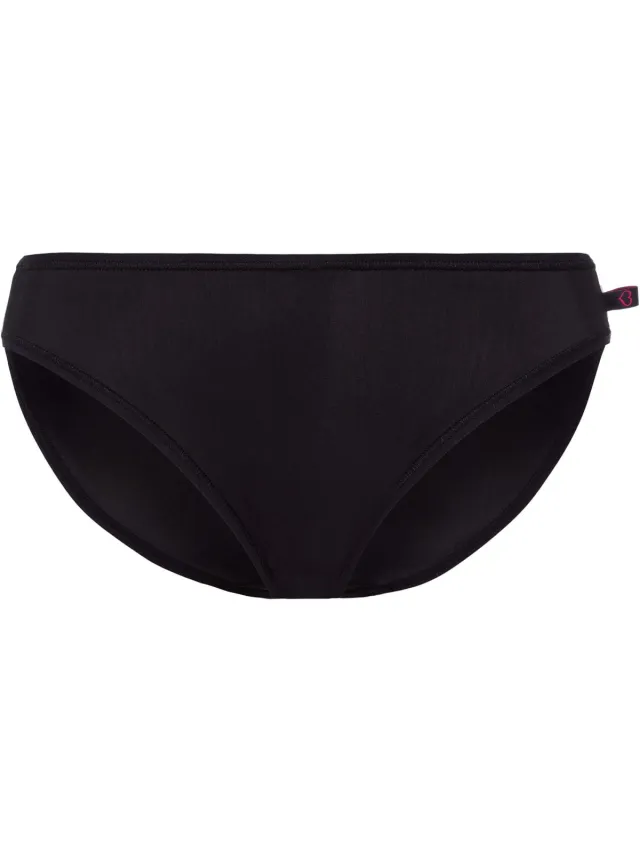 BeeDees Hüftslip Stepy Soft Tai Met smalle tailleband zwart