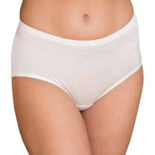 Lady Avenue Silk Jersey midi brief wit Zwart,Beige,Wit,Geel