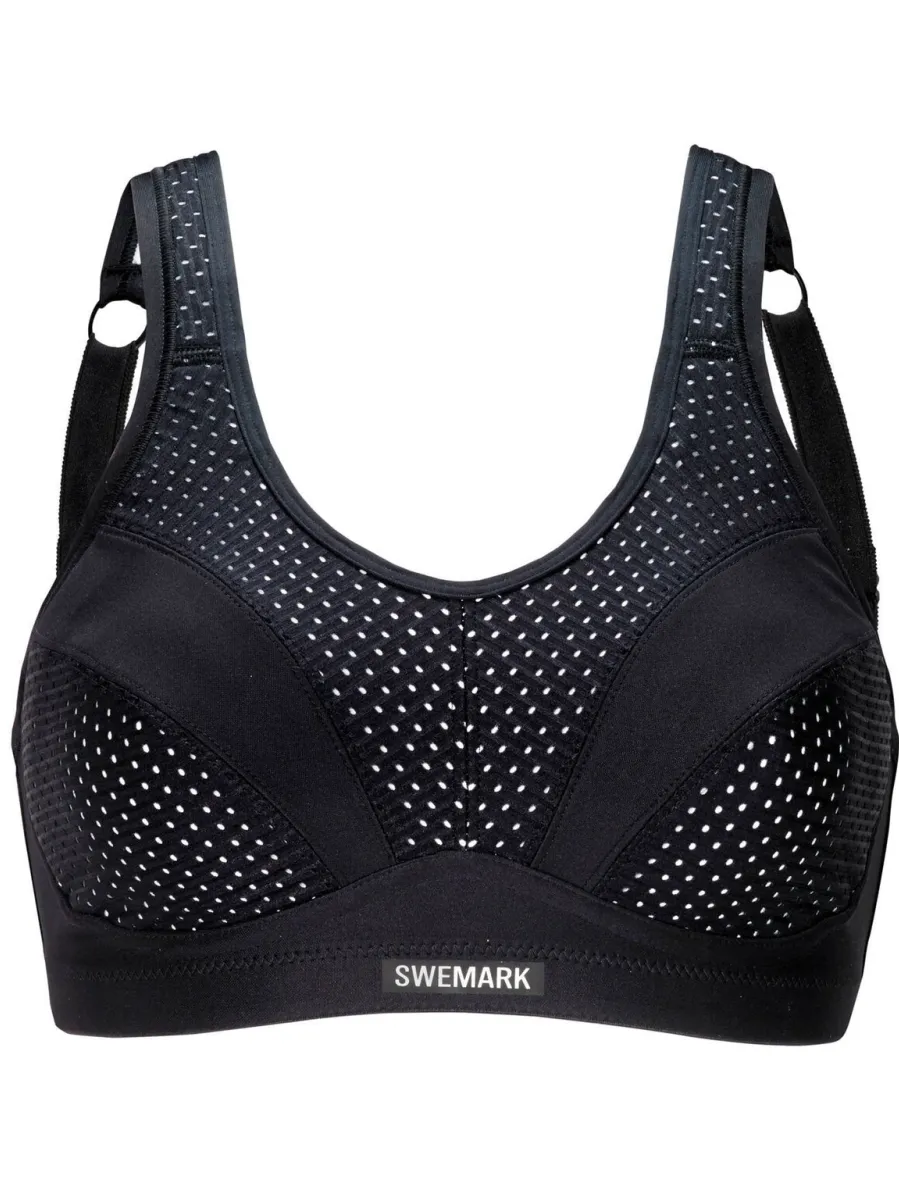 Swegmark level 4 sportbh Incredible zwart, foto 2