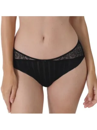 Sassa Natural Stripe Panty Zwart,Beige,Wit