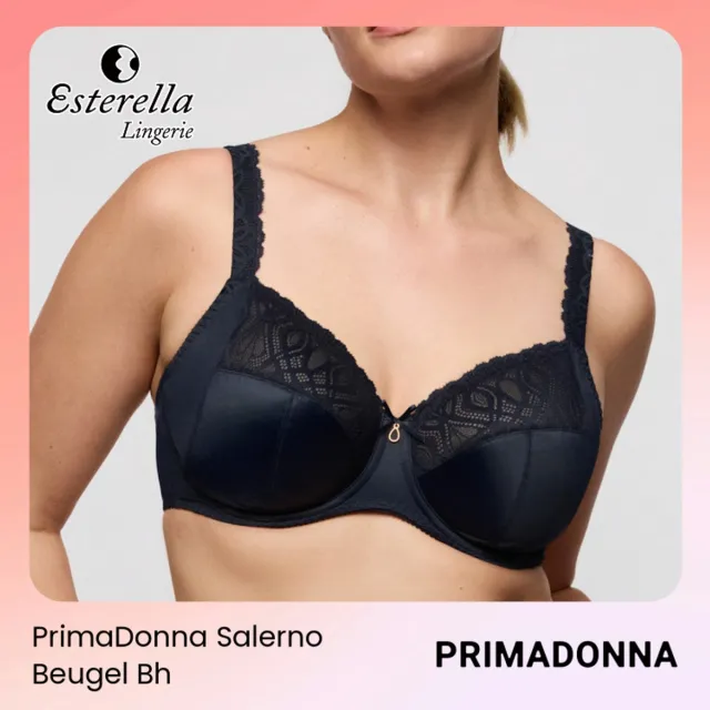 PrimaDonna Salerno Beugel Bh 0163530 Midnight Blue - maat EU 90B / FR Blauw
